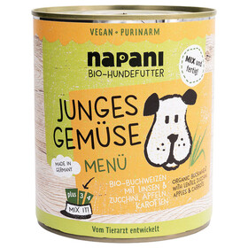 napani Nassfutter-Men&uuml; Junges Gem&uuml;se 800 g