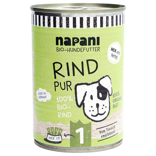 napani Nassfutter Rind pur 400 g