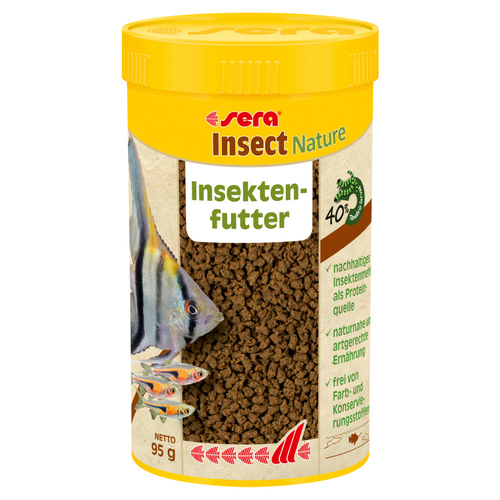 sera Insect Nature 1,5 mm 250 ml / 95 g